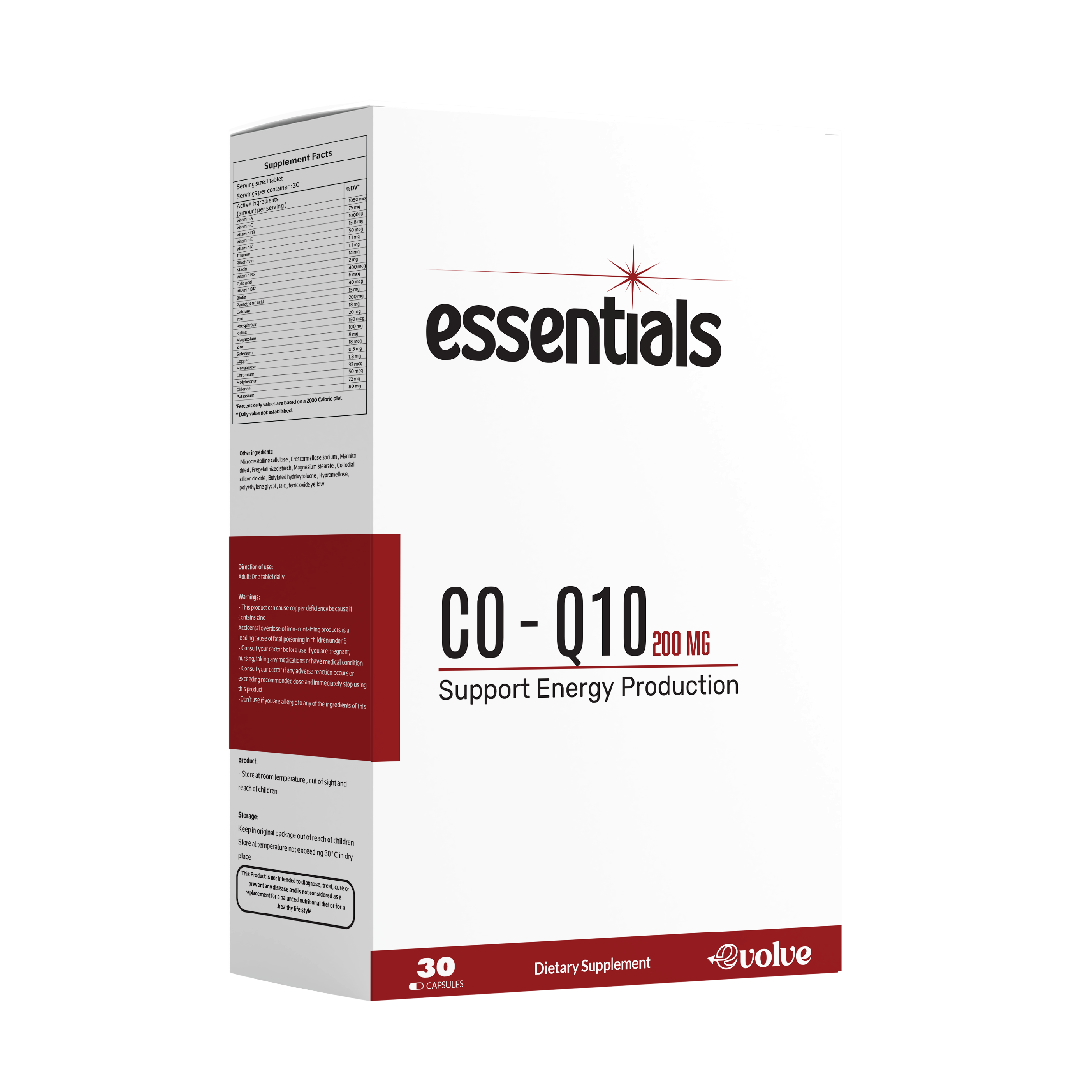 ESSENTIALS CO-Q10 200 MG