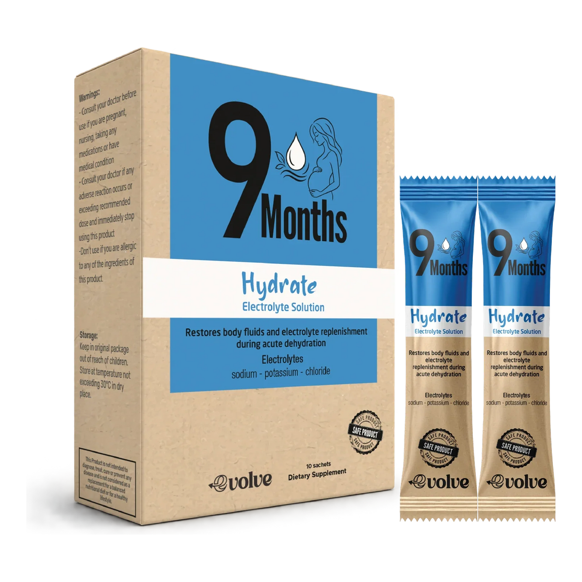 9 Months Hydrate ORS Sachets