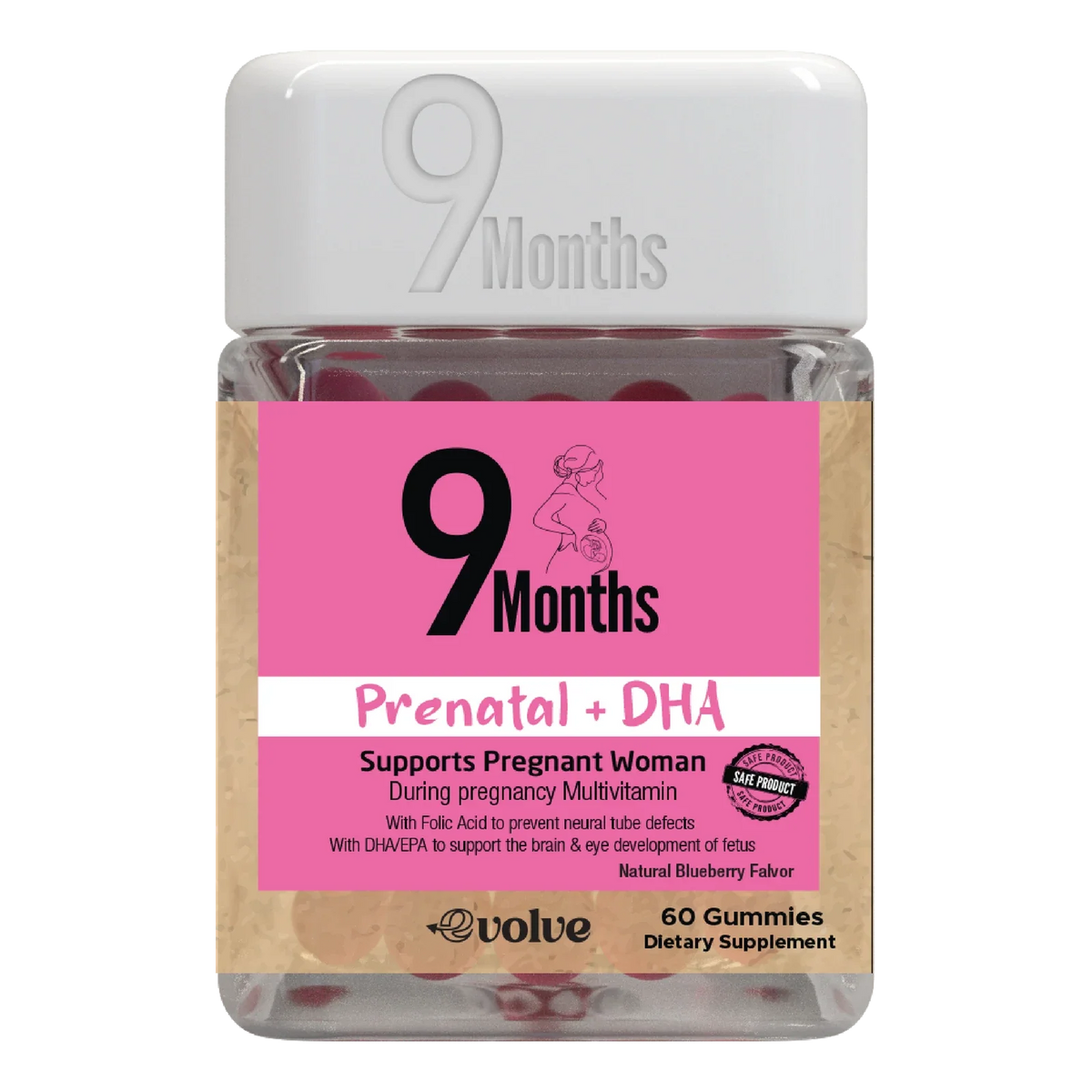 9 Months Prenatal + DHA Gummies